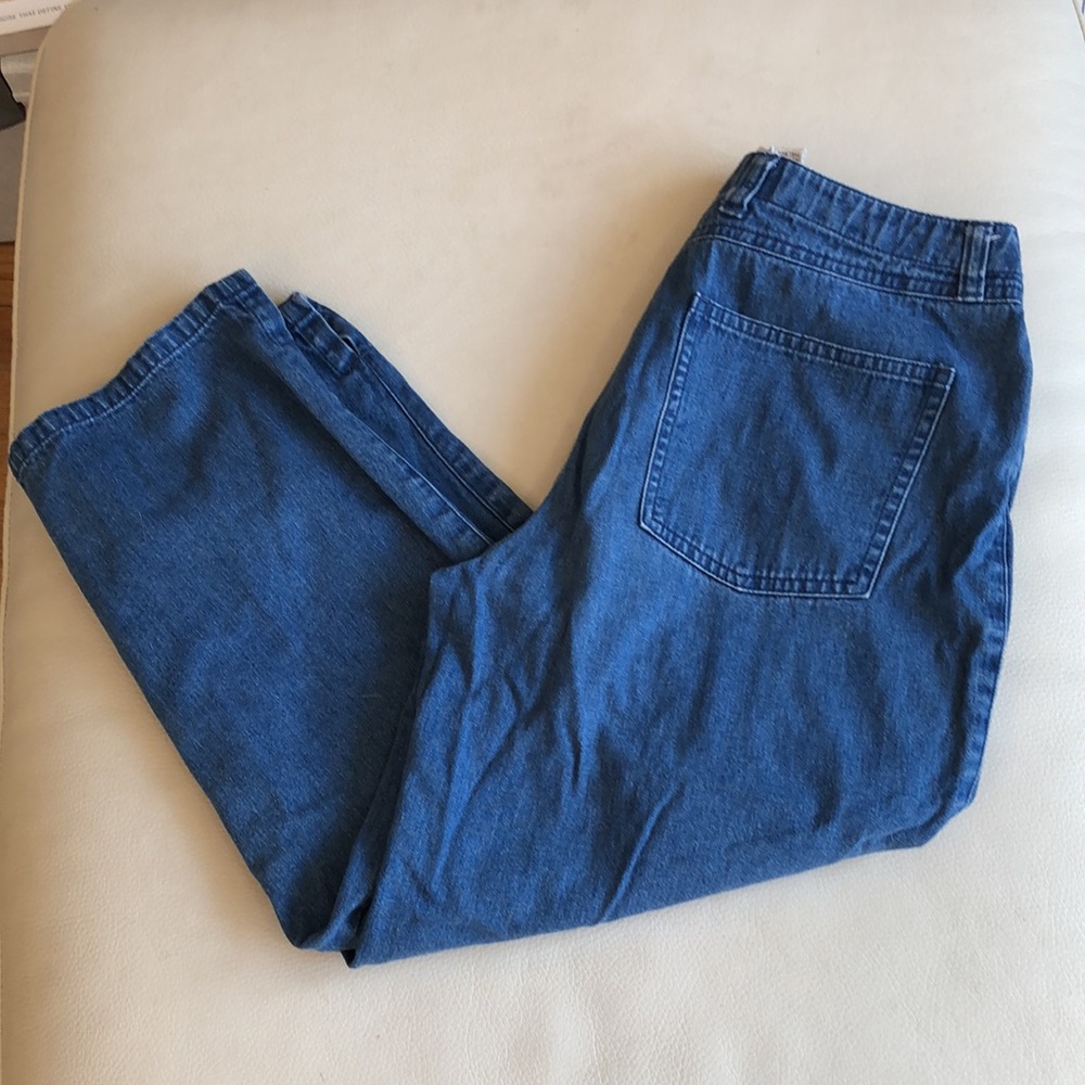 Talbots denim cropped pants